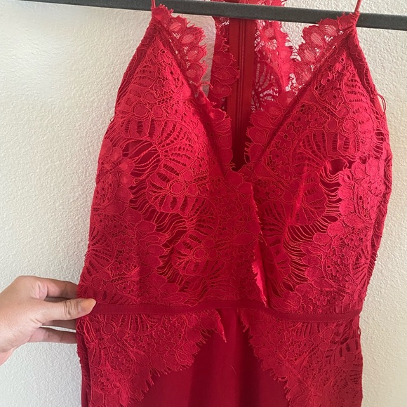 Red Cocktail Dress - Picture 6 of 6